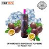 ONTO Monster Ice Passion Fruit 6000 Hơi Sạc Lại Pod Dùng 1 Lần Chính Hãng