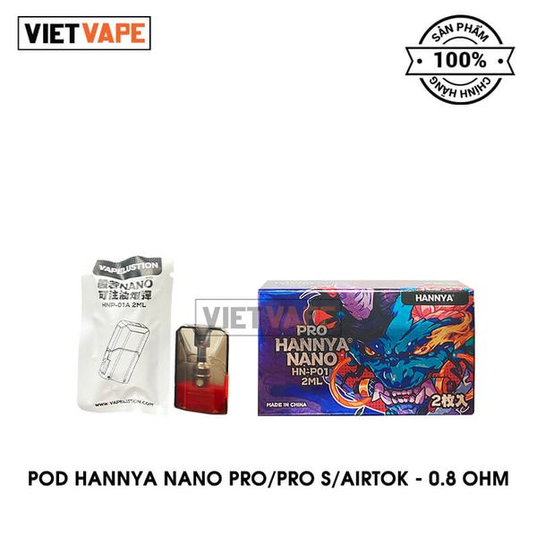 Đầu Pod Thay Thế Hannya Nano Pro S Airtok 0.8Ohm Chính Hãng