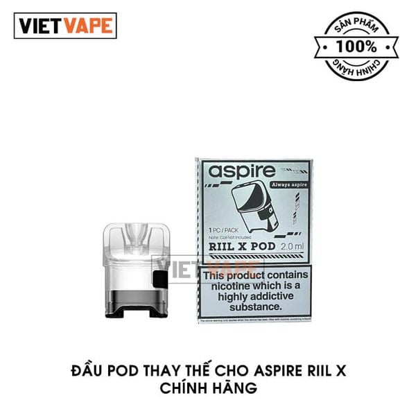 Đầu Pod Thay Thế Cho Aspire Riil X Chính Hãng