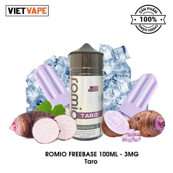 Romio Taro Freebase 100ml Tinh Dầu Vape Chính Hãng