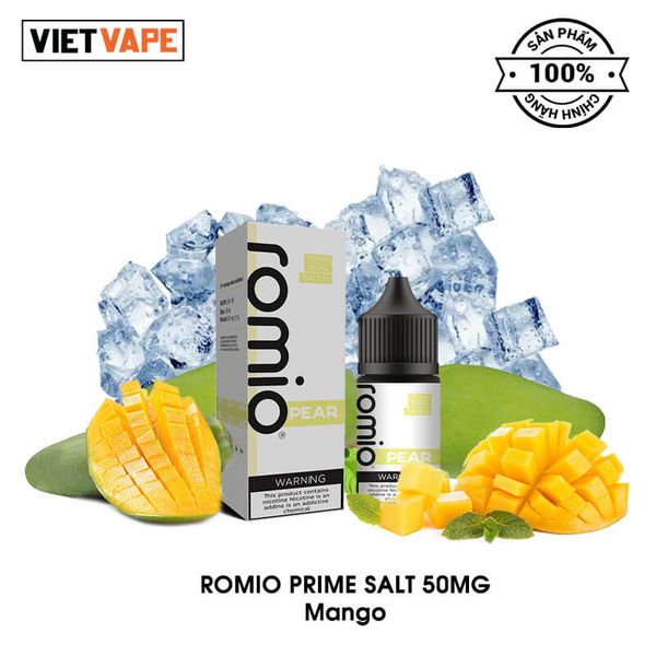 Romio Prime Mango Salt Nic 30ml Tinh Dầu Vape Chính Hãng