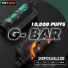 G Bar Lychee 10000 Hơi Sạc Lại Pod Dùng 1 Lần Chính Hãng