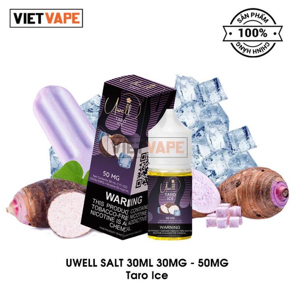 Uwell Taro Ice Salt Nic 30ml Tinh Dầu Vape Chính Hãng