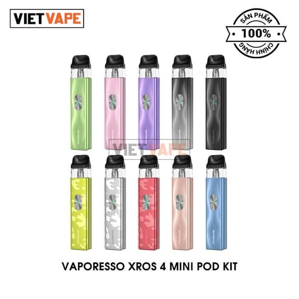 Vaporesso Xros 4 Mini Pod Kit Chính Hãng