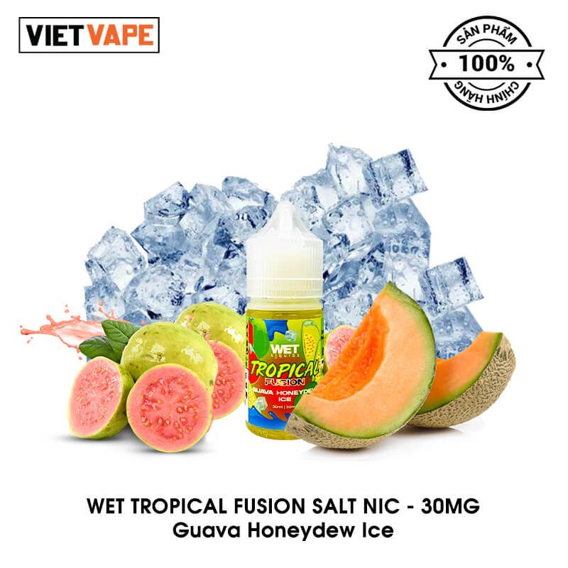 Wet Tropical Fusion Guava Honeydew Ice Salt Juice Vape
