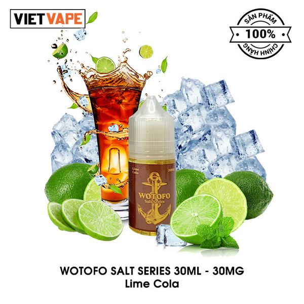 Wotofo Lime Cola Salt Nic 30ml Tinh Dầu Vape Chính Hãng