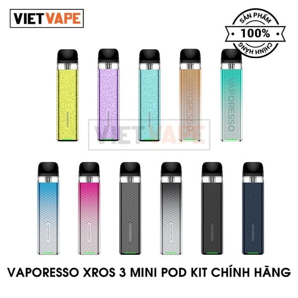 Vaporesso Xros 3 Mini Pod Kit Chính Hãng