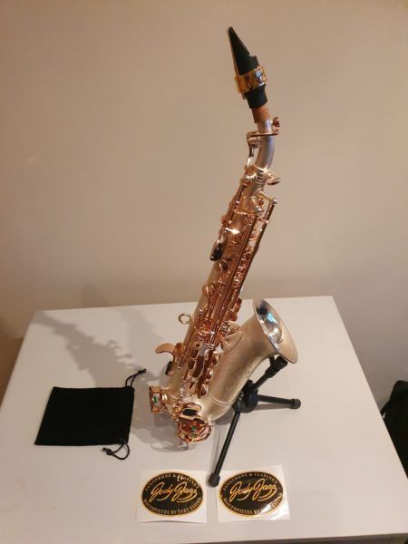  Ligature Saxophone Alto JodyJazz Power Ring HRA1S Silver (for mouthpiece Atlo HR*/ JET Alto) 