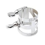  Ligature Saxophone Alto Selmer for Metal Mouthpiece Jazz Silver Plated 