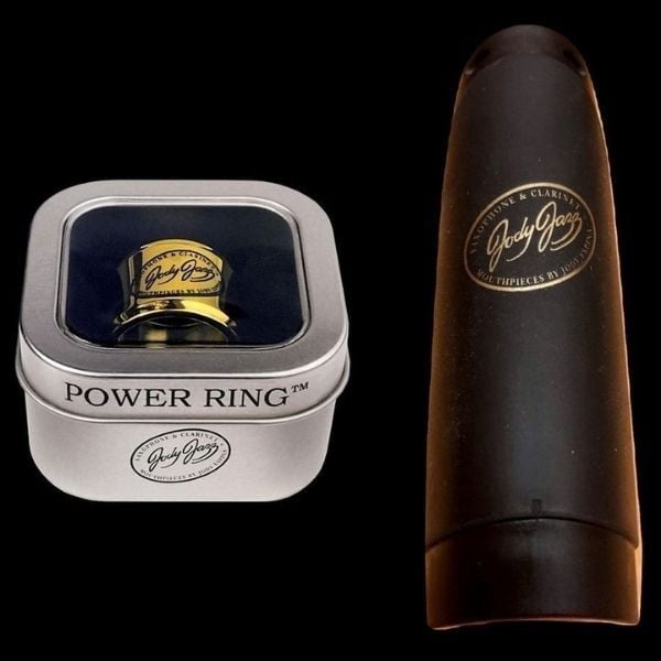  Cap & Ligature JodyJazz Power Ring MA1 Gold (for mouthpiece Alto DV/ DV NY/ Super Jet) 