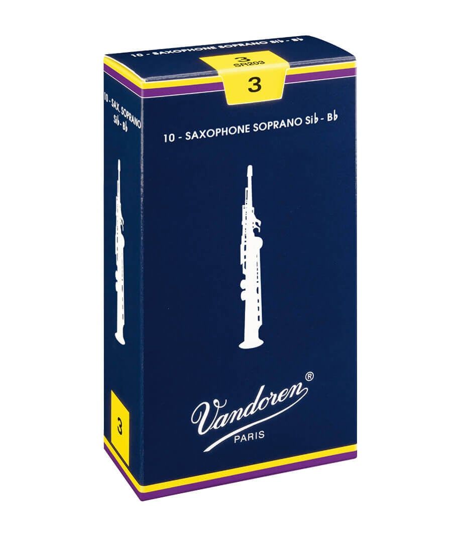  Dăm kèn Saxophone Soprano Vandoren Traditional strength 2.5 