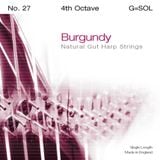  Dây đàn Pedal harp Bow Brand Burgundy Natural Gut SOL.G.27.4TH OCT 