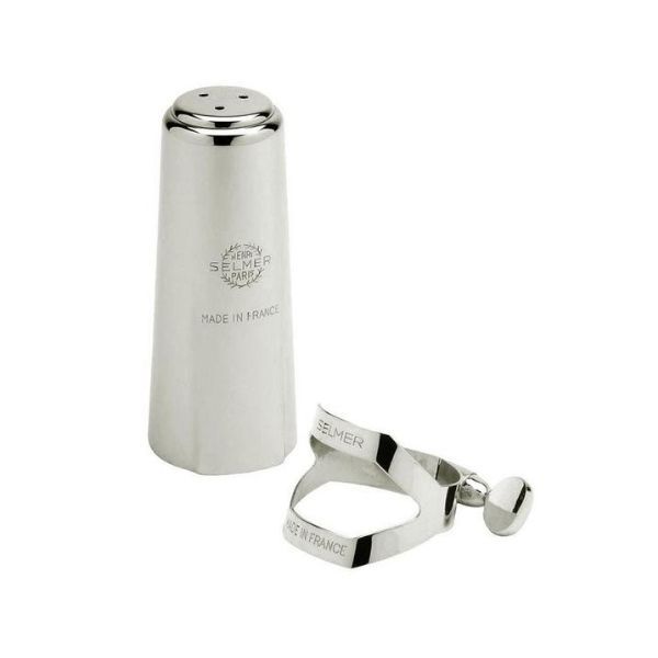  Cap Saxophone Alto Selmer Silver Plated 