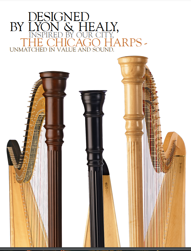  Đàn Harp Lyon & Healy Chicago CG Extended 