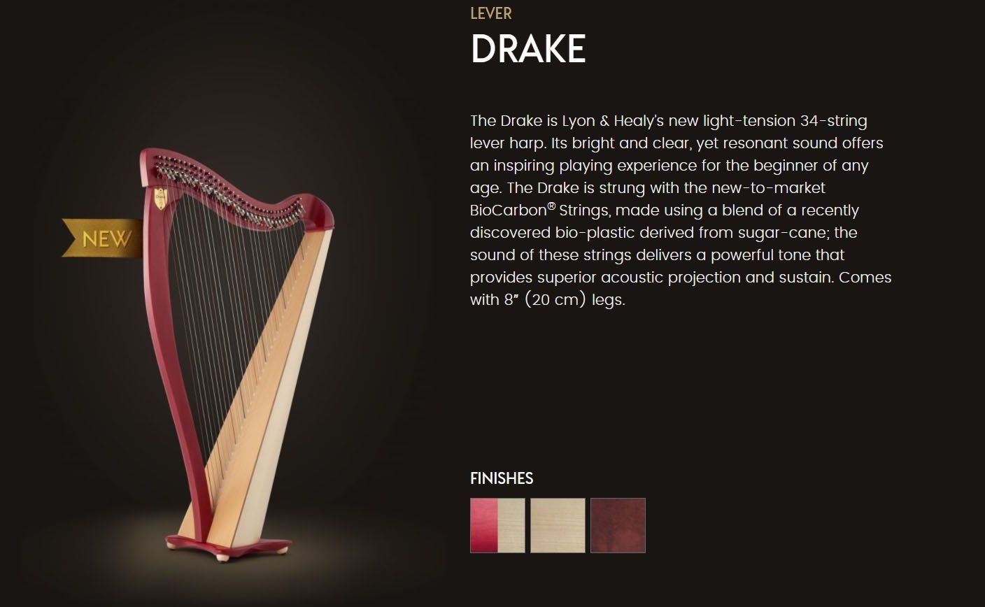  Đàn Lever Harp Drake 