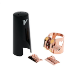  Ligatures Saxophone Alto Vandoren Optimum LC07PGP with Synthetic Cap 
