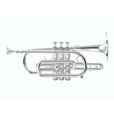  Kèn Cornet Bb Stomvi Forte 5004 Silver Plated 
