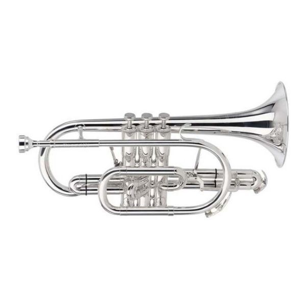  Kèn Cornet Bb Besson BE928GT-2-0, Goldbrass Bell, Silver Plated 