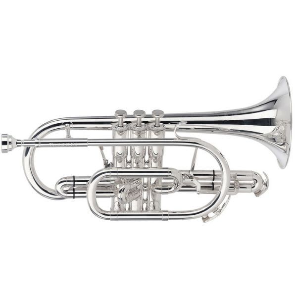  Kèn Cornet Bb Besson BE928G-2-0, Goldbrass Bell, Silver Plated 
