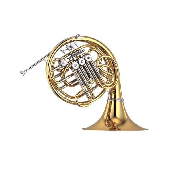  Kèn French Horn F Bb Yamaha YHR668D, Brass, Double Horn, detachable Bell, Kruspe type, Laquered 