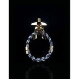  Ligature Saxophone Silverstein CRY04 Gold Metal Small Q02A 