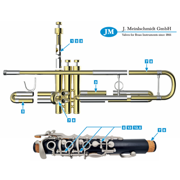  Dầu Bôi Trơn Piston, Rotor Kèn Hơi Tổng Hợp JM003 Valve Oil – Synthetic Heavy– 50 ml 