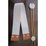  Dây đeo kèn Saxophone DeJacques Comfort White 