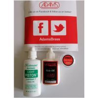  Dầu Bôi Trơn Kèn Đồng Set Adams valve oil, piston oil, slide grease,textile duster 
