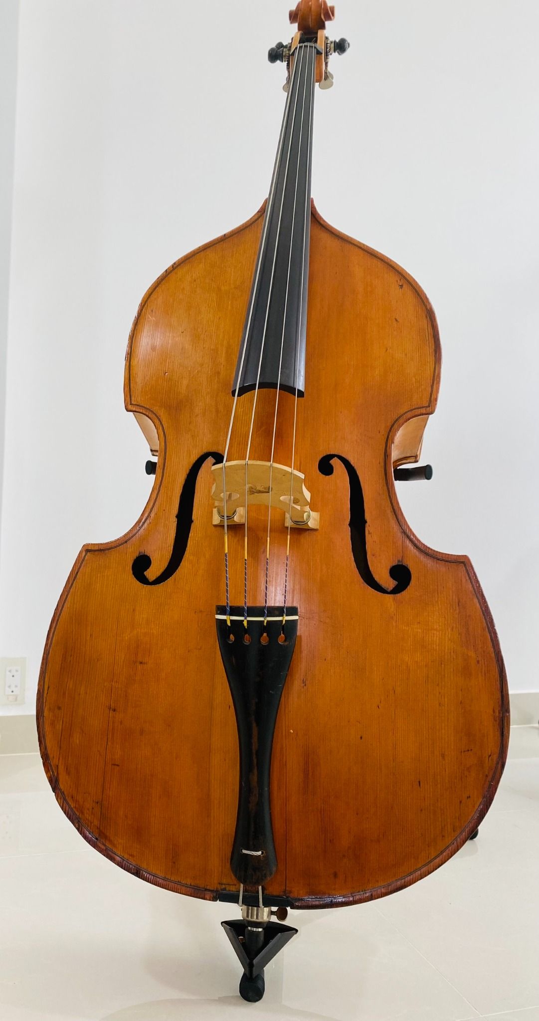  Đàn Contrabass Knooren (Bao gồm Cover, Bow, Rosin, Dây đàn Pirastro, Hộp cứng gỗ) 