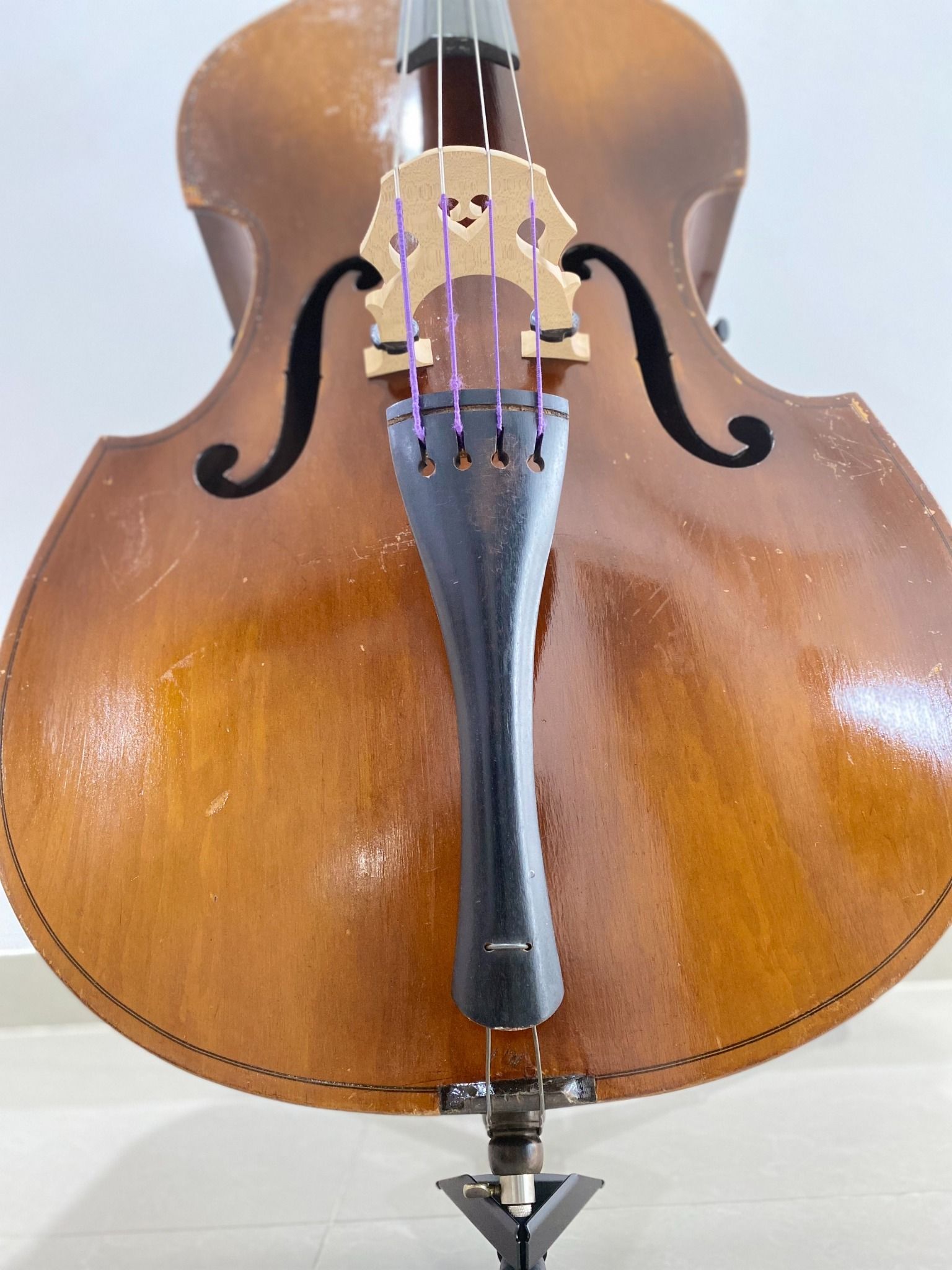  Đàn Contrabass Knooren (Bao gồm Cover, Bow, Rosin, Dây đàn Pirastro, Hộp cứng gỗ) 