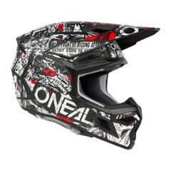 MŨ BẢO HIỂM FULLFACE O'NEAL 3SRS HELMET ATTACK V.25 BLACK/WHITE (ECE 22.06 & DOT)