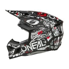 MŨ BẢO HIỂM FULLFACE O'NEAL 3SRS HELMET ATTACK V.25 BLACK/WHITE (ECE 22.06 & DOT)