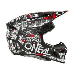 MŨ BẢO HIỂM FULLFACE O'NEAL 3SRS HELMET ATTACK V.25 BLACK/WHITE (ECE 22.06 & DOT)