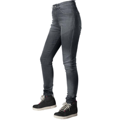 QUẦN JEAN NỮ LADIES ELARA GREY SLIM SHORT