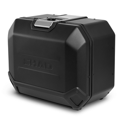THÙNG NHÔM HÔNG XE MOTO TREO BÊN TRÁI - PHIÊN BẢN ĐEN NHÁM - SHAD LEFT SIDE CASE TR47L TERRA BLACK EDITION - 47 LÍT