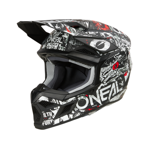 MŨ BẢO HIỂM 3SRS HELMET ATTACK BLACK/WHITE