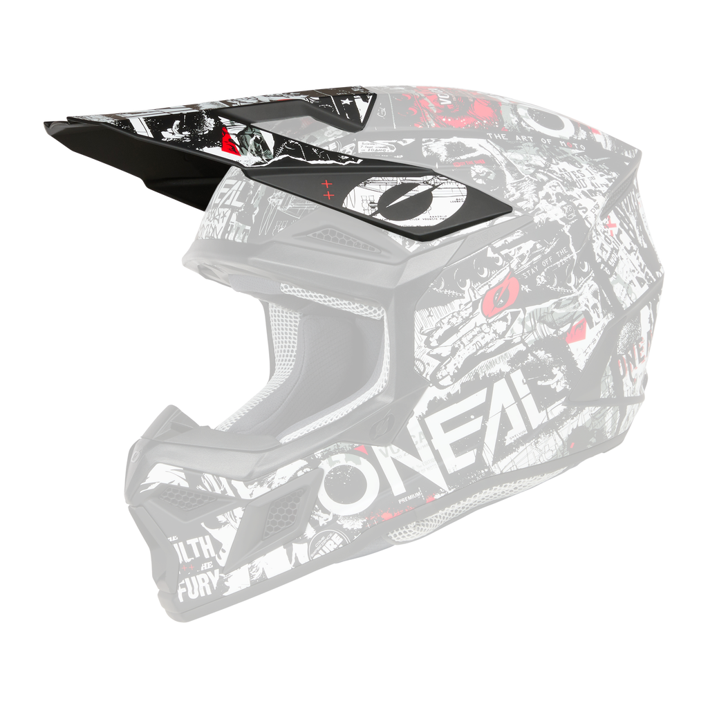 MŨ BẢO HIỂM 3SRS HELMET ATTACK BLACK/WHITE