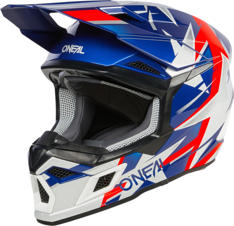 MŨ BẢO HIỂM 3SRS HELMET RIDE BLUE/WHITE/RED