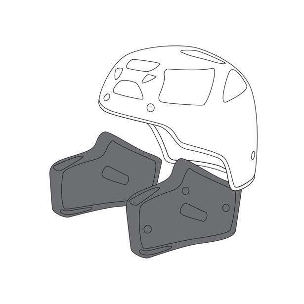 LÓT NÓN AGV CHEEK PADS AX-8 EVO