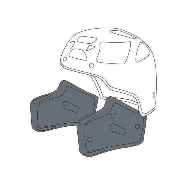 LÓT AGV CHEEK PADS AX-8 EVO