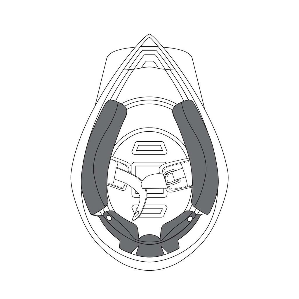LÓT NÓN AGV CHEEK PADS AX-8 EVO