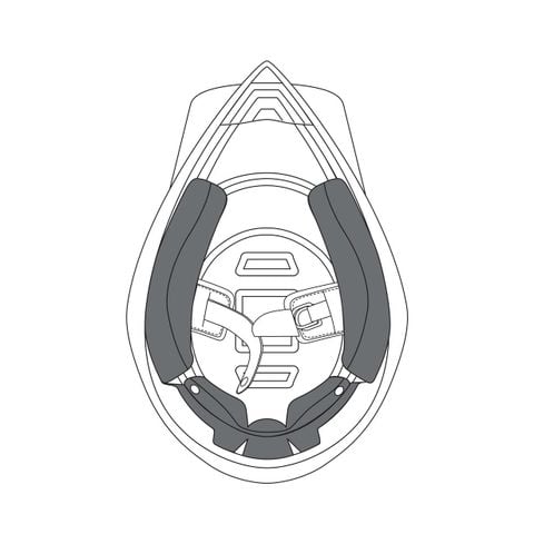 LÓT NÓN AGV CHEEK PADS AX-8 EVO