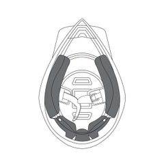 LÓT AGV CHEEK PADS AX-8 EVO