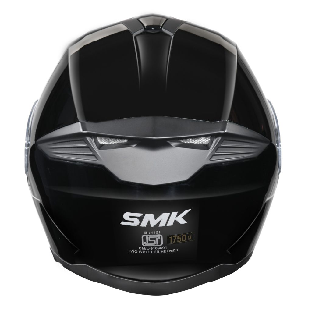 MŨ BẢO HIỂM FLIP UP SMK GULLWING BLACK GL200 (ECE 22.05 & 06 | DOT)