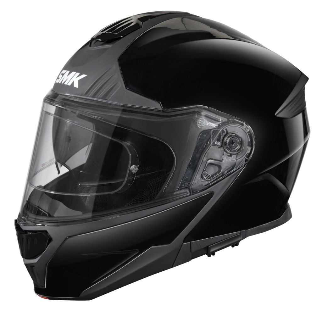 MŨ BẢO HIỂM FLIP UP SMK GULLWING BLACK GL200 (ECE 22.05 & 06 | DOT)