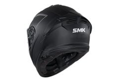 MŨ BẢO HIỂM FULLFACE SMK TYPHOON SOLID - MATT BLACK - MA200 (ECE 22.05 & 06 | DOT)