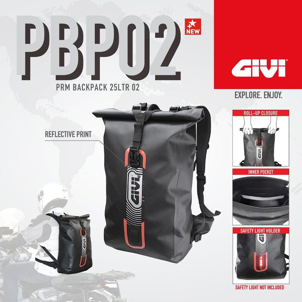 BALO CHỐNG NƯỚC PRIME GIVI PBP02