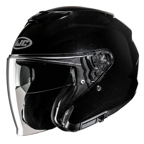 MŨ BẢO HIỂM OPEN FACE HJC i31 SOLID METAL BLACK (ECE 22.06)