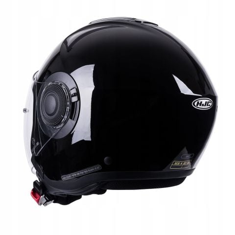 MŨ BẢO HIỂM OPEN FACE HJC i40N SOLID METAL BLACK (ECE 22.06)