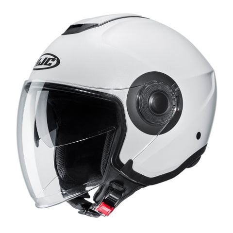 MŨ BẢO HIỂM OPEN FACE HJC i40N SOLID PEARL WHITE (ECE 22.06)